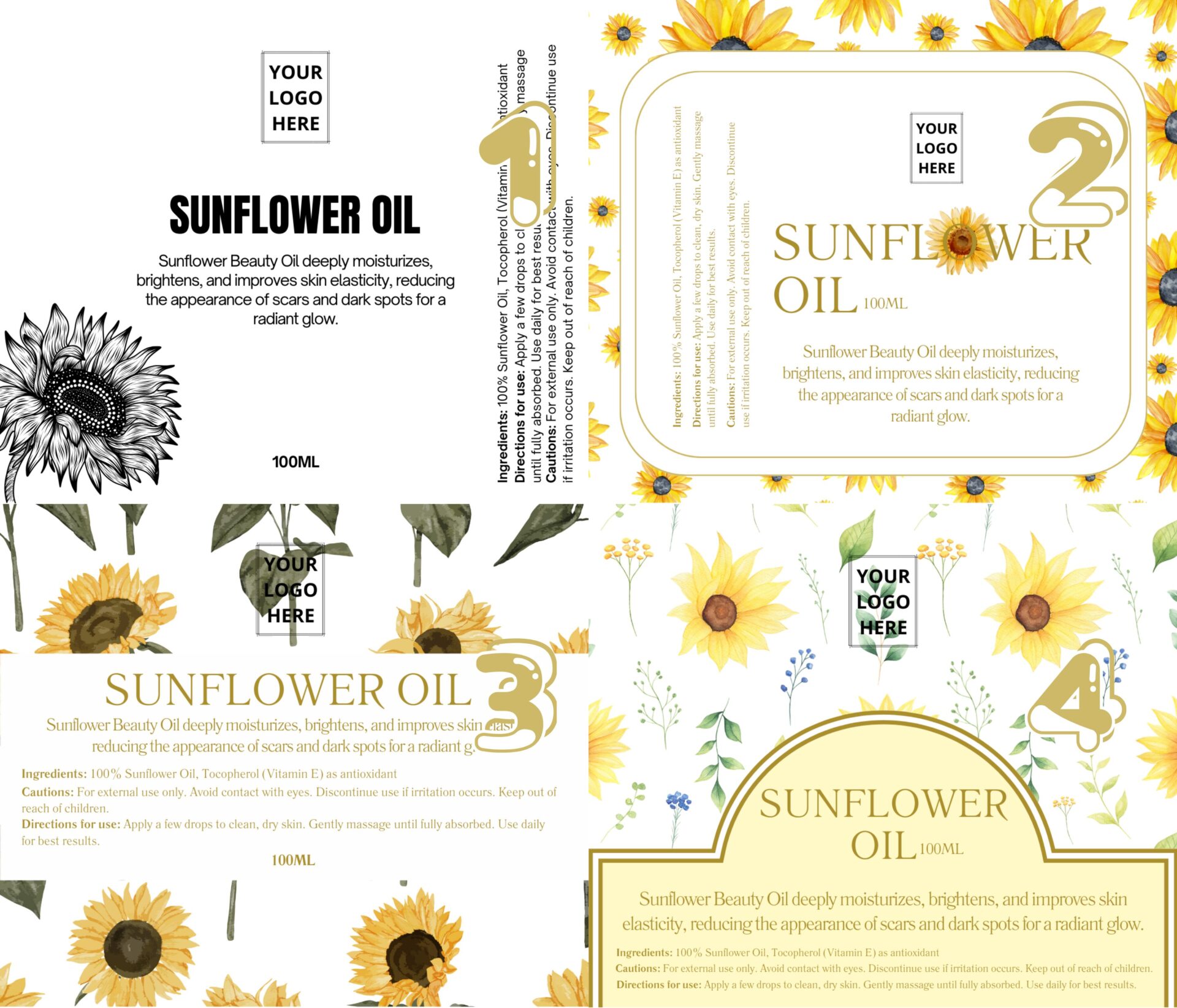 SUNFLOWER OIL 100ML - Image 2