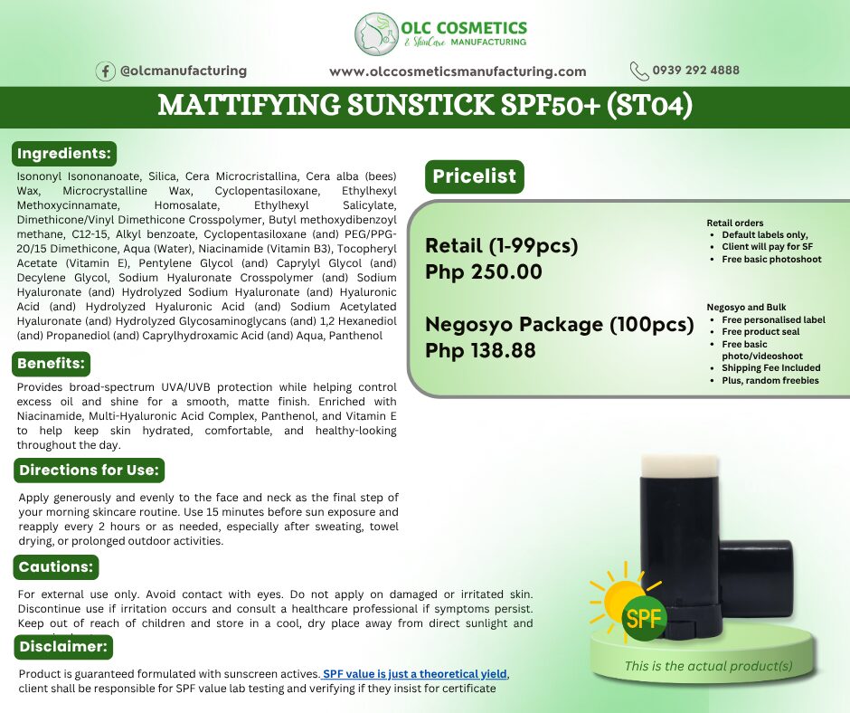 MATTIFYING SUNSTICK SPF50+